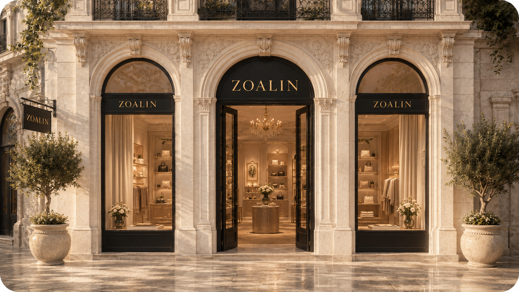 ZOALIN boutique inspired storefront